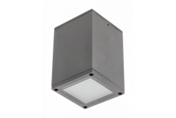 Decor Ceiling luminaire LENTO alum 100x130 IP54 max 35W square graphite 1208963923