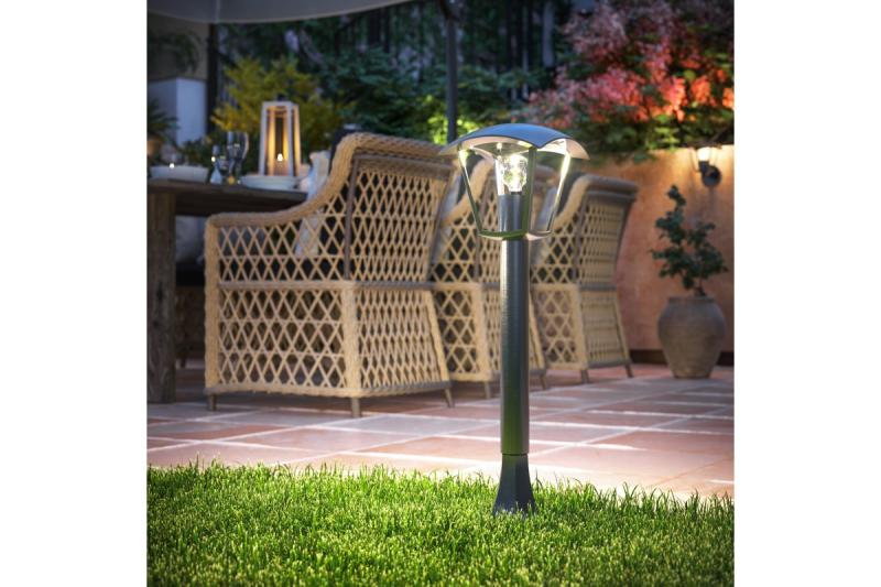 Decor Garden fixture MARINA-P E27 MAX.20W IP54 AC220-240V 50-60Hz pillar black 1208963931