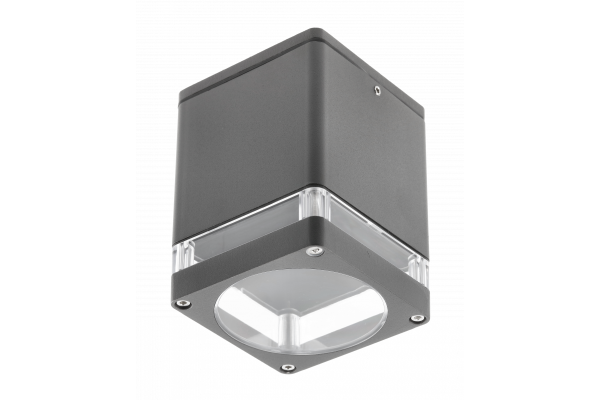 Decor Ceiling luminaire RIVEN alum 102x120 IP54 max 35W square graphite 1208963983