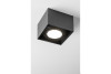 Ceiling fixture SAKURA,alum.,120x120x85,IP20,ES111,GU10,square,black