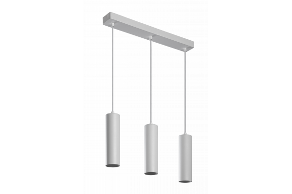 Decor Suspended luminaire TRESOS II 3xGU10 aluminum IP20 max. 3x20W white 1208964031