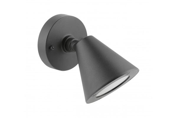 Decor Garden fixture LUSTINO-D  GU10 MAX.20W IP44 AC220-240V 50-60Hz bottom wall lamp graphite 1208964032