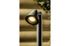 Garden fixture LUSTINO-P 50, GU10, MAX.20W, IP44, AC220-240V, 50-60Hz, mounting post, graphite