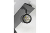 Ceiling luminaire VENETO, IP20, max. 20W, 3 x GU10, round, black