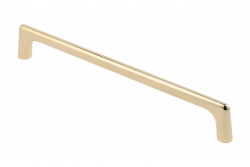 Zamak handle OCTAVIO C = 128 mm shiny gold 1208966160