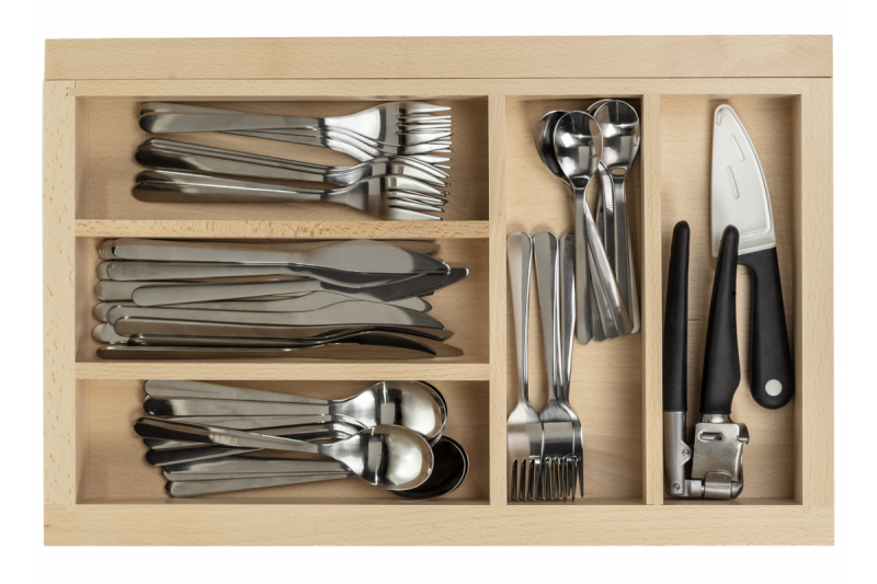 Decor Cutle Cutlery Trays Adjustable Cutlery Rack Color Beech 1208966290