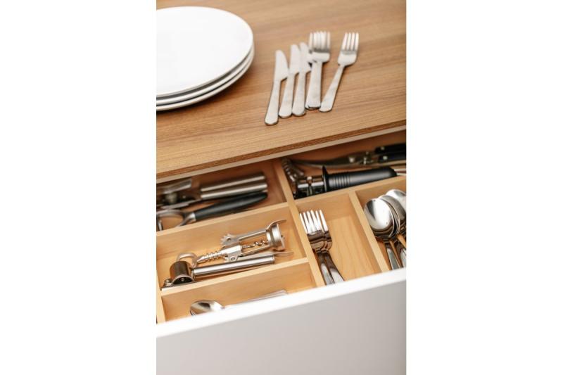 Decor Cutle Cutlery Trays Kitchen Adjustable Cutlery Organizer 1208966292