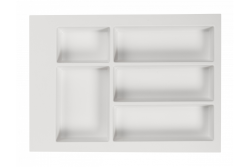 Decor Cutle Cutlery Trays Insert for Kitchen Drawer 400 White 1208966373