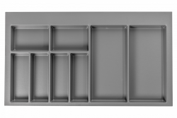 Decor Cutle Cutlery Trays Insert for Kitchen Drawer 900 Anthracite 1208966382