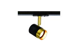 Decor Luminaire for 1-phase busbar ORIO GU10 max.20W AC220-240V 50/60Hz IP20 round black 1208966659
