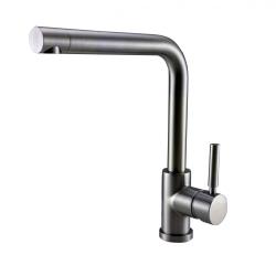 Franke Galley Square Kitchen Faucet Stainless Steel Color with Swivel Spout 115.0559.597