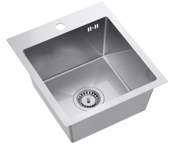 Quadri Dixton 40 Stainless Steel Sink 400x450 mm with Tap Hole Surface-Mounted 1208967079