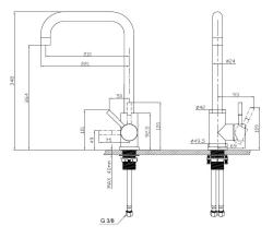 Pure.Sink Elite Steel Pure kitchen faucet stainless steel PS8010-02