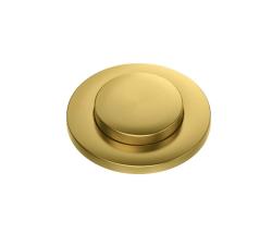 Quadri Oxford gold sink drain set including overflow and push-to-open button gold 1208967588