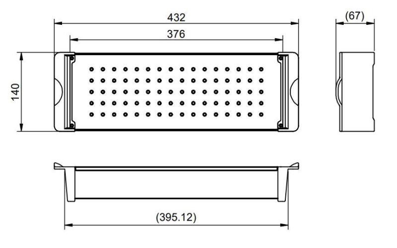 Pure.Sink Prestige insert bowl for sink Gun Metal PPGCL40-61
