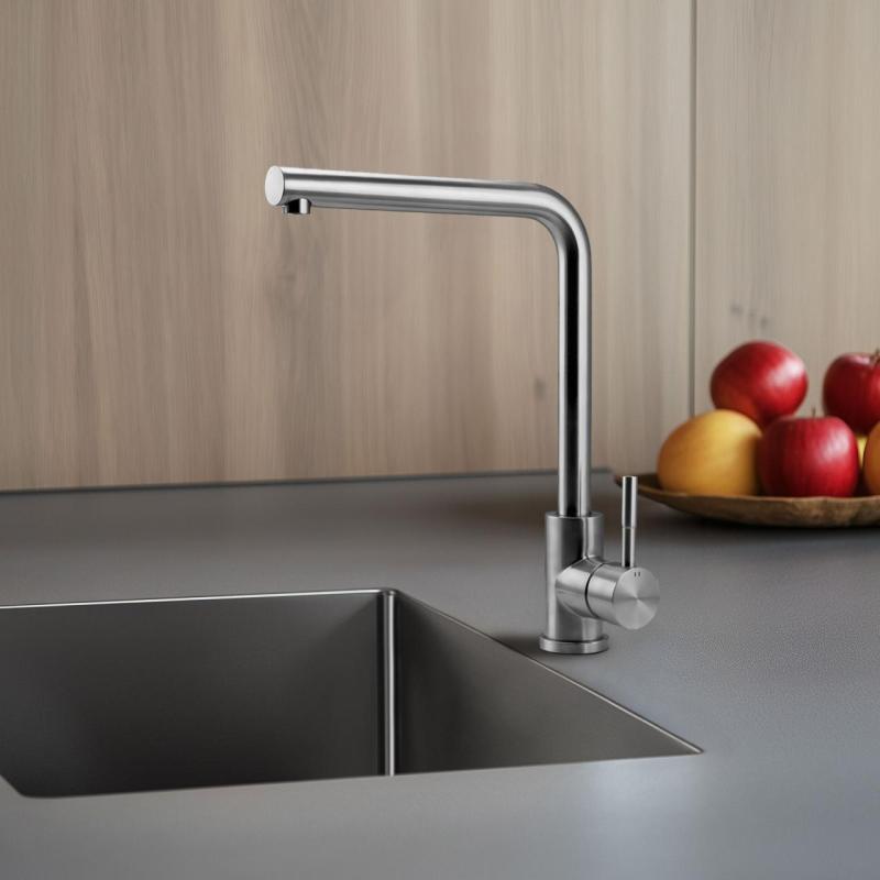 Pure.Sink Elite Steel Spark kitchen faucet stainless steel PS8040-02