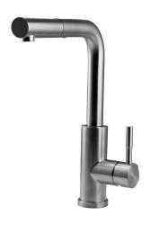 Pure.Sink Elite Steel Spark-S kitchen faucet stainless steel with pull-out spout PS8041-02