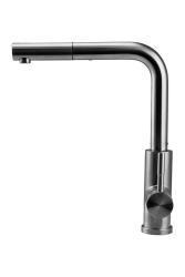 Pure.Sink Elite Steel Spark-S kitchen faucet stainless steel with pull-out spout PS8041-02