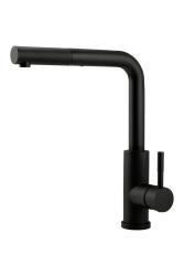 Pure.Sink Elite Steel Spark-S kitchen faucet Matte Black with pull-out spout PS8041-10