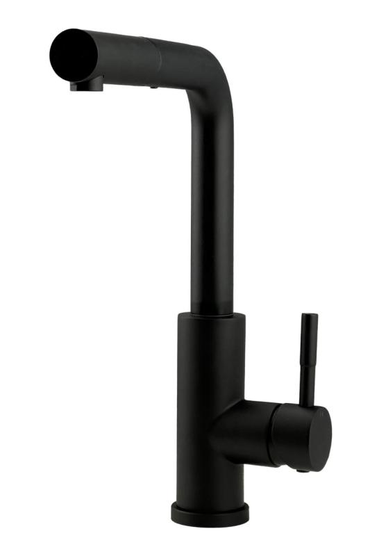 Pure.Sink Elite Steel Spark-S kitchen faucet Matte Black with pull-out spout PS8041-10
