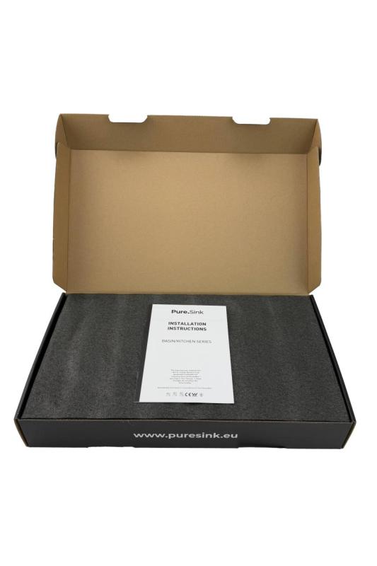 Pure.Sink Elite Steel Spark-S kitchen faucet Matte Black with pull-out spout PS8041-10