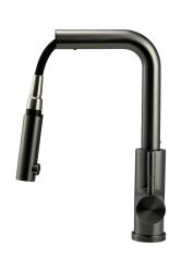 Pure.Sink Elite Steel Spark-S kitchen faucet PVD Gun Metal with pull-out spout PS8041-61