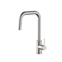 Ausmann Elite Steel Crystal-S kitchen faucet stainless steel with pull-out spout PS8050-02