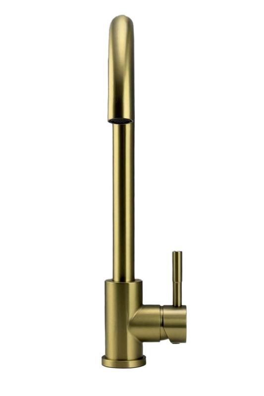 Pure.Sink Elite Steel Stream kitchen faucet PVD brushed gold PS8044-60
