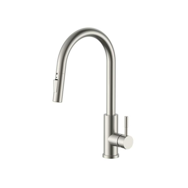 Ausmann Elite Steel Stream-S kitchen faucet stainless steel with pull-out spout PS8045-02