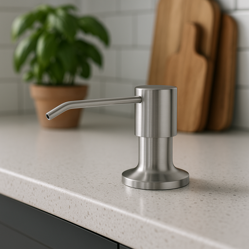 Quadri Manchester Built-in Soap Dispenser Stainless Steel - Refillable from Above 1208967655