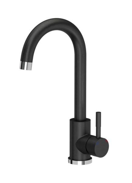 Quadri Coventry Kitchen Mixer Tap Anthracite with Swivel Spout 1208967665