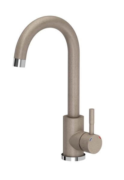 Quadri Coventry Kitchen Mixer Tap Beige Sand with Swivel Spout 1208967667