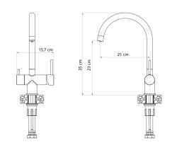 Quadri Leicester Kitchen Tap Stainless Steel 3-Way with an Extra Connection for Filtered Water 1208967668