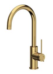 Quadri Lancaster Kitchen Mixer Tap PVD Gold with Swivel Spout 1208967685