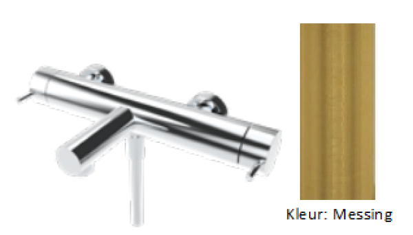 Water Evolution Flow two-way shower mixer with hand shower brass natural T130NLE