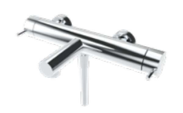 Waterevolution Flow two-way shower mixer tap with hand shower stainless steel T130NIE