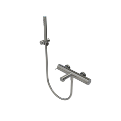 Waterevolution Flow two-way thermostatic shower mixer with hand shower chrome T130TN01