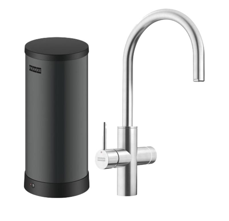 Franke Maris water hub 7L boiler 3-in-1 with Touch electronic boiling water tap stainless steel 160.0715.718