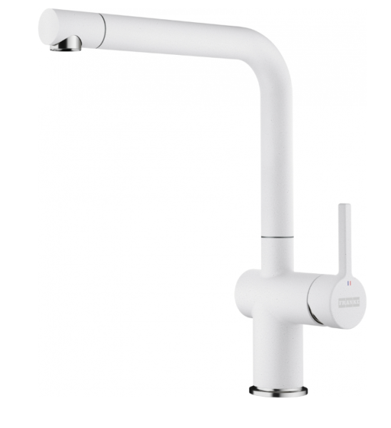 Franke Active L Kitchen Faucet Polar White with Swivel Spout 115.0653.376