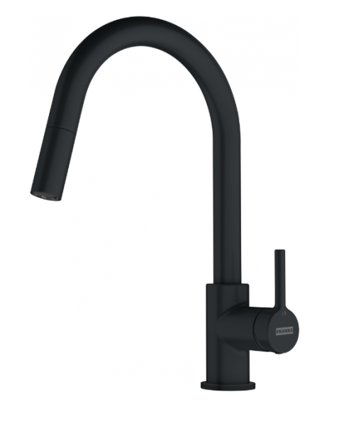 Franke Lina Kitchen Faucet Black with Pull-Out Hand Shower 115.0626.053