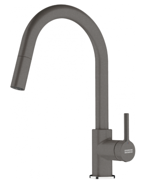 Franke Lina Kitchen Mixer Stone Grey with Pull-Out Hand Shower 115.0626.057