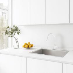 Franke Lina Kitchen Faucet Polar White with Pull-Out Hand Shower 115.0626.081