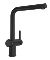 Franke Active Twist Single-Lever Mixer Tap Black with Fixed Spout and Integrated Waste Control 115.0669.768