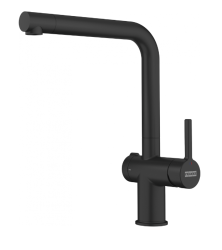 Franke Active Twist Single-Lever Mixer Tap Black with Fixed Spout and Integrated Waste Control 115.0669.768