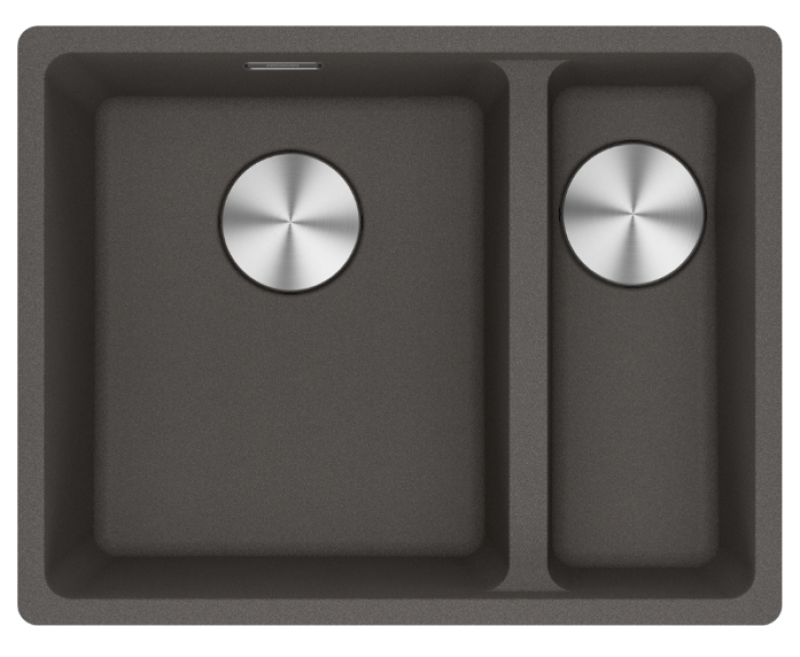 Franke Maris MRG 160-34-15 Fragranite Slate Grey Sink Grey, dark Left Basin Undermount 125.0714.608