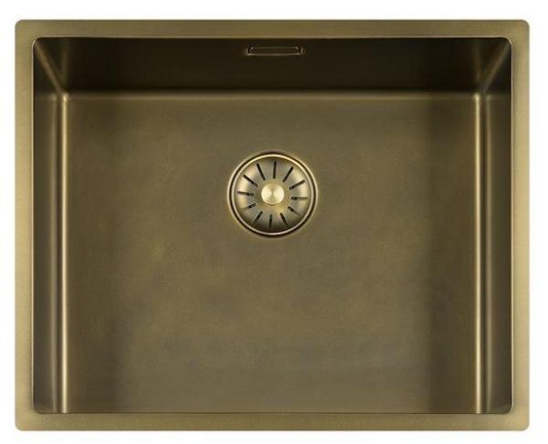 Lorreine Patina sink 50x40 undermount, flush mount, and top mount including bottom grid 50SP-Patina-BG