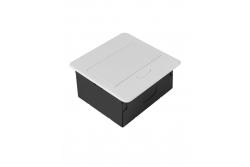 AVARO Recessed Furniture Socket, 1x Schuko Socket, USB A+C, 1.5m Cable, White