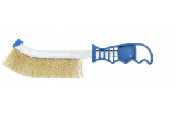 Hoegert 250 mm handle brass brush 0.3mm