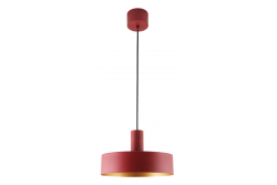 Ceiling luminaire SELVIA II, 5518, max. 250V, 50/60Hz, 1*E27, max.40 W, IP20, avg. 30 cm, red