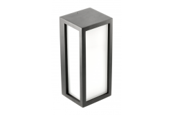 VASTI façade luminaire, E27, MAX. 12W, IP54, AC220-240V, 50/60Hz, black